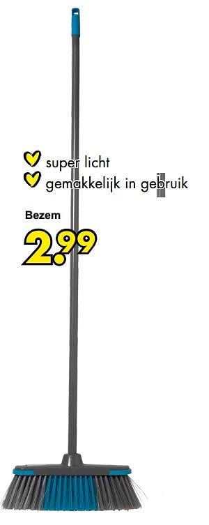 Aanbiedingen Bezem - Huismerk - Wibra - Geldig van 19/10/2021 tot 31/10/2021 bij Wibra