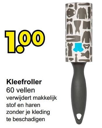 Aanbiedingen Kleefroller - Huismerk - Wibra - Geldig van 19/10/2021 tot 31/10/2021 bij Wibra