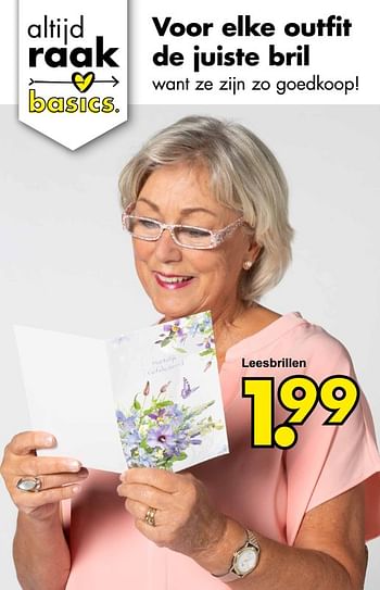 Aanbiedingen Leesbrillen - Huismerk - Wibra - Geldig van 19/10/2021 tot 31/10/2021 bij Wibra