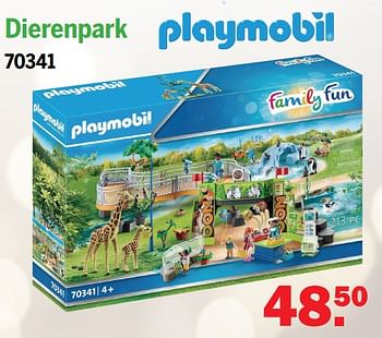 Aanbiedingen Dierenpark 70341 - Playmobil - Geldig van 24/10/2021 tot 14/11/2021 bij Van Cranenbroek