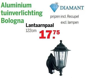 Aanbiedingen Lantaarnpaal - Diamant - Geldig van 24/10/2021 tot 14/11/2021 bij Van Cranenbroek