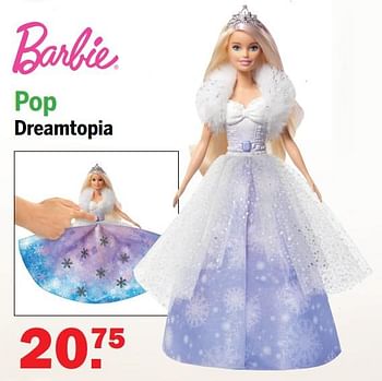 Aanbiedingen Pop dreamtopia - Mattel - Geldig van 24/10/2021 tot 14/11/2021 bij Van Cranenbroek