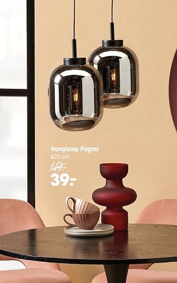 Aanbiedingen Hanglamp pegasi - Huismerk - Kwantum - Geldig van 01/11/2021 tot 07/11/2021 bij Kwantum