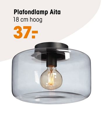 Aanbiedingen Plafondlamp aita - Huismerk - Kwantum - Geldig van 01/11/2021 tot 07/11/2021 bij Kwantum