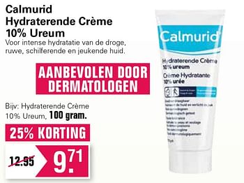 Aanbiedingen Calmurid hydraterende crème 10% ureum - Calmurid - Geldig van 22/10/2021 tot 08/11/2021 bij De Online Drogist