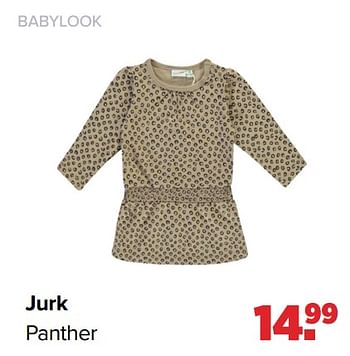 Aanbiedingen Jurk panther - Baby look - Geldig van 25/10/2021 tot 04/12/2021 bij Baby-Dump