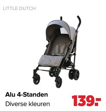 Aanbiedingen Alu 4-standen - Little Dutch - Geldig van 25/10/2021 tot 04/12/2021 bij Baby-Dump