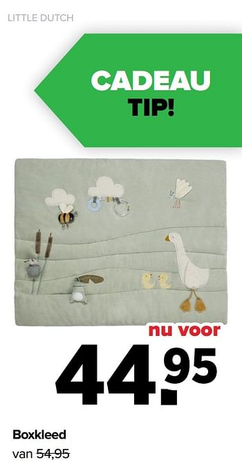 Aanbiedingen Boxkleed - Little Dutch - Geldig van 25/10/2021 tot 04/12/2021 bij Baby-Dump