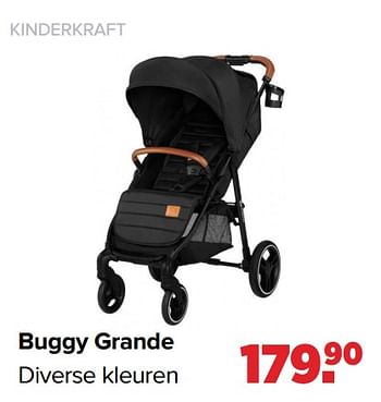 Aanbiedingen Buggy grande - Kinderkraft - Geldig van 25/10/2021 tot 04/12/2021 bij Baby-Dump