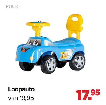 Aanbiedingen Loopauto - Puck - Geldig van 25/10/2021 tot 04/12/2021 bij Baby-Dump