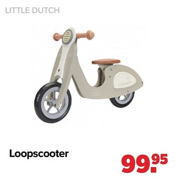 Aanbiedingen Loopscooter - Little Dutch - Geldig van 25/10/2021 tot 04/12/2021 bij Baby-Dump