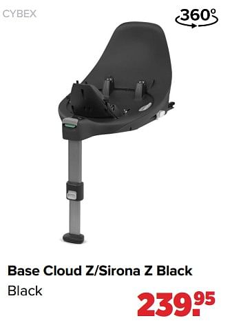 Aanbiedingen Base cloud z-sirona z black - Cybex - Geldig van 25/10/2021 tot 04/12/2021 bij Baby-Dump