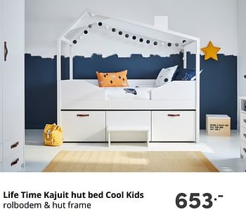 Aanbiedingen Life time kajuit hut bed cool kids - Lifetime - Geldig van 31/10/2021 tot 06/11/2021 bij Baby & Tiener Megastore