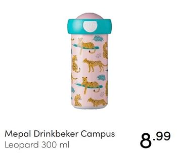 Aanbiedingen Mepal drinkbeker campus leopard - Mepal - Geldig van 31/10/2021 tot 06/11/2021 bij Baby & Tiener Megastore