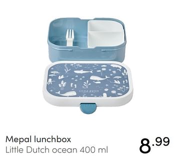 Aanbiedingen Mepal lunchbox little dutch ocean - Mepal - Geldig van 31/10/2021 tot 06/11/2021 bij Baby & Tiener Megastore