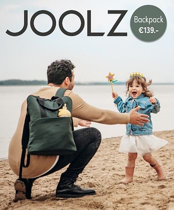 Aanbiedingen Backpack - Joolz - Geldig van 31/10/2021 tot 06/11/2021 bij Baby & Tiener Megastore