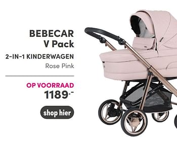 Aanbiedingen Bebecar v pack emmaljunga nxt90 lounge 2-in-1 kinderwagen 2-in-1 kinderwagen rose pink - Bebecar - Geldig van 31/10/2021 tot 06/11/2021 bij Baby & Tiener Megastore