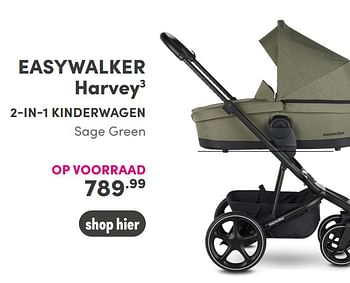 Aanbiedingen Easywalker harvey3 2-in-1 kinderwagen 2-in-1 kinderwagen - Easywalker - Geldig van 31/10/2021 tot 06/11/2021 bij Baby & Tiener Megastore