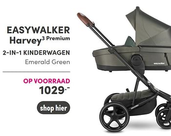 Aanbiedingen Easywalker harvey3 premium easywalker harvey3 2-in-1 kinderwagen - Easywalker - Geldig van 31/10/2021 tot 06/11/2021 bij Baby & Tiener Megastore