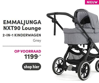 Aanbiedingen Emmaljunga nxt90 lounge 2-in-1 kinderwagen 2-in-1 kinderwagen rose pink grey - Emmaljunga - Geldig van 31/10/2021 tot 06/11/2021 bij Baby & Tiener Megastore