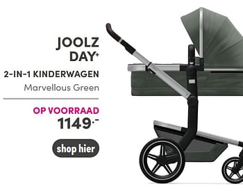 Aanbiedingen Joolz day+ 2-in-1 kinderwagen - Joolz - Geldig van 31/10/2021 tot 06/11/2021 bij Baby & Tiener Megastore