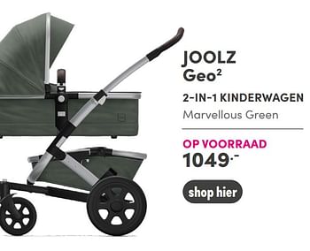 Aanbiedingen Joolz geo2 2-in-1 kinderwagen - Joolz - Geldig van 31/10/2021 tot 06/11/2021 bij Baby & Tiener Megastore