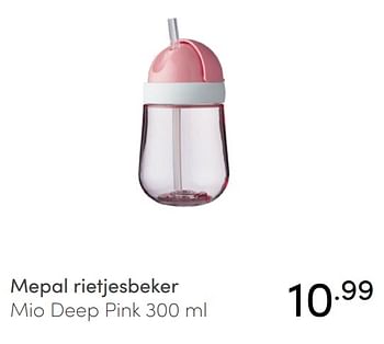 Aanbiedingen Mepal rietjesbeker mio deep pink - Mepal - Geldig van 31/10/2021 tot 06/11/2021 bij Baby & Tiener Megastore