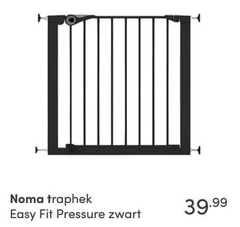 Aanbiedingen Noma traphek easy fit pressure zwart - Noma  - Geldig van 31/10/2021 tot 06/11/2021 bij Baby & Tiener Megastore