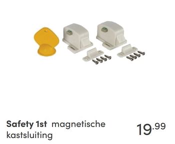 Aanbiedingen Safety 1st magnetische kastsluiting - Safety 1st - Geldig van 31/10/2021 tot 06/11/2021 bij Baby & Tiener Megastore