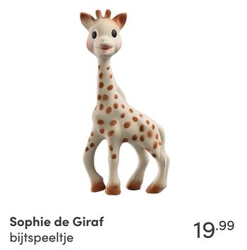 Aanbiedingen Sophie de giraf bijtspeeltje - Sophie de Giraf - Geldig van 31/10/2021 tot 06/11/2021 bij Baby & Tiener Megastore