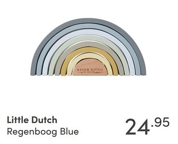 Aanbiedingen Little dutch regenboog blue - Little Dutch - Geldig van 31/10/2021 tot 06/11/2021 bij Baby & Tiener Megastore