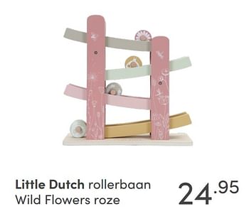 Aanbiedingen Little dutch rollerbaan wild flowers roze - Little Dutch - Geldig van 31/10/2021 tot 06/11/2021 bij Baby & Tiener Megastore