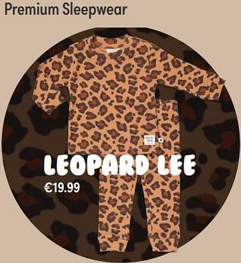 Aanbiedingen Premium sleepwear leopard lee - Feetje - Geldig van 31/10/2021 tot 06/11/2021 bij Baby & Tiener Megastore