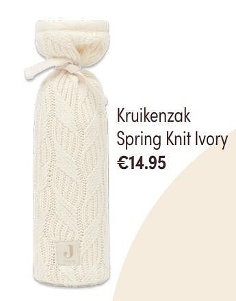 Aanbiedingen Kruikenzak spring knit ivory - Huismerk - Baby &amp; Tiener Megastore - Geldig van 31/10/2021 tot 06/11/2021 bij Baby & Tiener Megastore