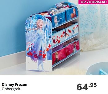Aanbiedingen Disney frozen opbergrek - Disney  Frozen - Geldig van 07/11/2021 tot 13/11/2021 bij Baby & Tiener Megastore