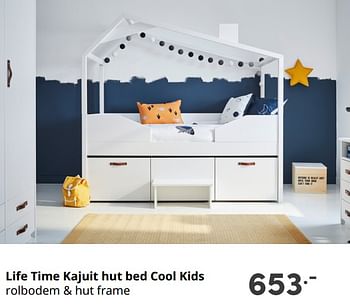 Aanbiedingen Life time kajuit hut bed cool kids - Lifetime Kidsrooms - Geldig van 07/11/2021 tot 13/11/2021 bij Baby & Tiener Megastore