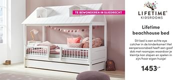 Aanbiedingen Lifetime beachhouse bed - Lifetime Kidsrooms - Geldig van 07/11/2021 tot 13/11/2021 bij Baby & Tiener Megastore