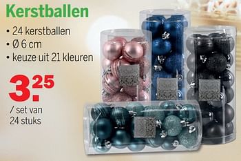 Aanbiedingen Kerstballen - Huismerk - Van Cranenbroek - Geldig van 07/11/2021 tot 28/11/2021 bij Van Cranenbroek