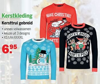 Aanbiedingen Kersttrui gebreid - Huismerk - Van Cranenbroek - Geldig van 07/11/2021 tot 28/11/2021 bij Van Cranenbroek