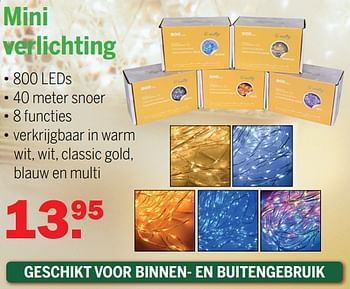 Aanbiedingen Mini verlichting - Huismerk - Van Cranenbroek - Geldig van 07/11/2021 tot 28/11/2021 bij Van Cranenbroek