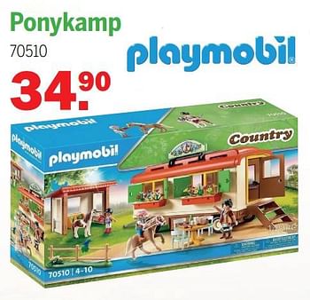 Aanbiedingen Ponykamp 70510 - Playmobil - Geldig van 07/11/2021 tot 28/11/2021 bij Van Cranenbroek