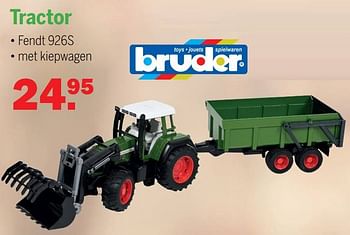 Aanbiedingen Tractor - Bruder - Geldig van 07/11/2021 tot 28/11/2021 bij Van Cranenbroek