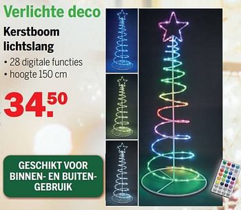 Aanbiedingen Verlichte deco kerstboom lichtslang - Huismerk - Van Cranenbroek - Geldig van 07/11/2021 tot 28/11/2021 bij Van Cranenbroek
