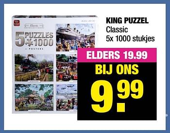 Aanbiedingen King puzzel - King - Geldig van 08/11/2021 tot 21/11/2021 bij Big Bazar