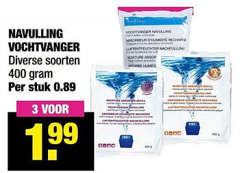 Aanbiedingen Navulling vochtvanger - Huismerk - Big Bazar - Geldig van 08/11/2021 tot 21/11/2021 bij Big Bazar