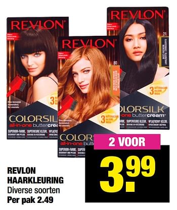 Feat Vlekkeloos Dreigend Revlon Revlon haarkleuring - Promotie bij Big Bazar
