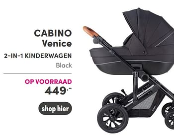 Aanbiedingen Cabino venice 2-in-1 kinderwagen - Cabino - Geldig van 07/11/2021 tot 13/11/2021 bij Baby & Tiener Megastore