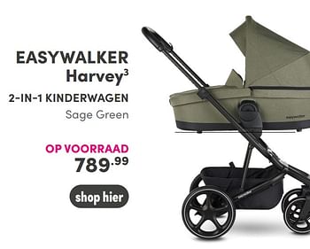 Aanbiedingen Easywalker harvey3 2-in-1 kinderwagen - Easywalker - Geldig van 07/11/2021 tot 13/11/2021 bij Baby & Tiener Megastore