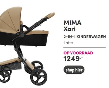 Aanbiedingen Mima xari 2-in-1 kinderwagen - mima - Geldig van 07/11/2021 tot 13/11/2021 bij Baby & Tiener Megastore