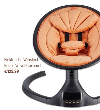 Aanbiedingen X-adventure elektrische wipstoel rocco velvet caramel - Xadventure - Geldig van 07/11/2021 tot 13/11/2021 bij Baby & Tiener Megastore